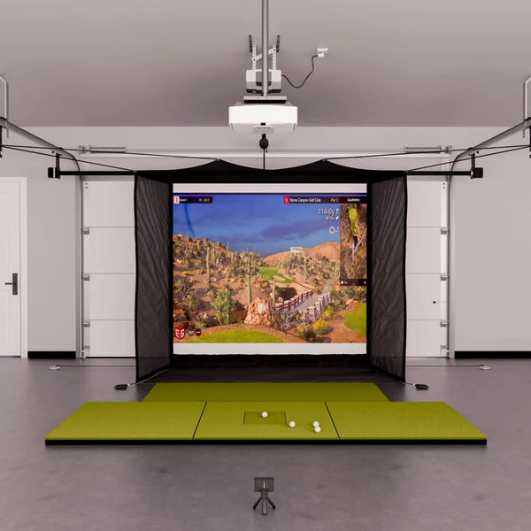 Garmin Approach R10 Garage Golf Simulator Package 2