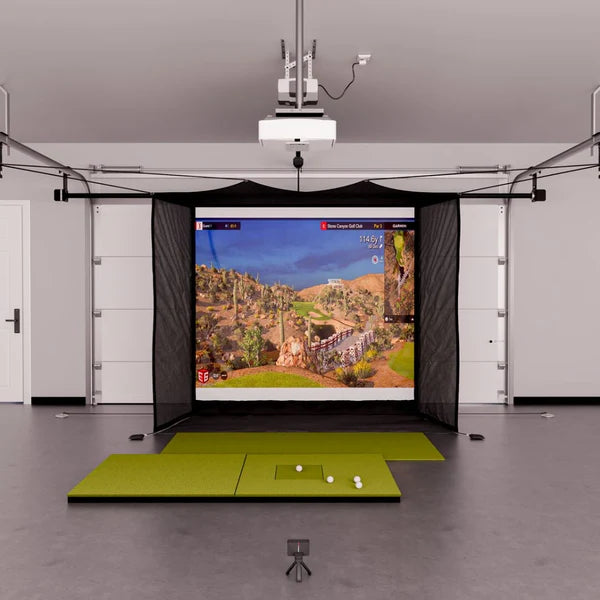 Garmin Approach R10 Garage Golf Simulator Package 1